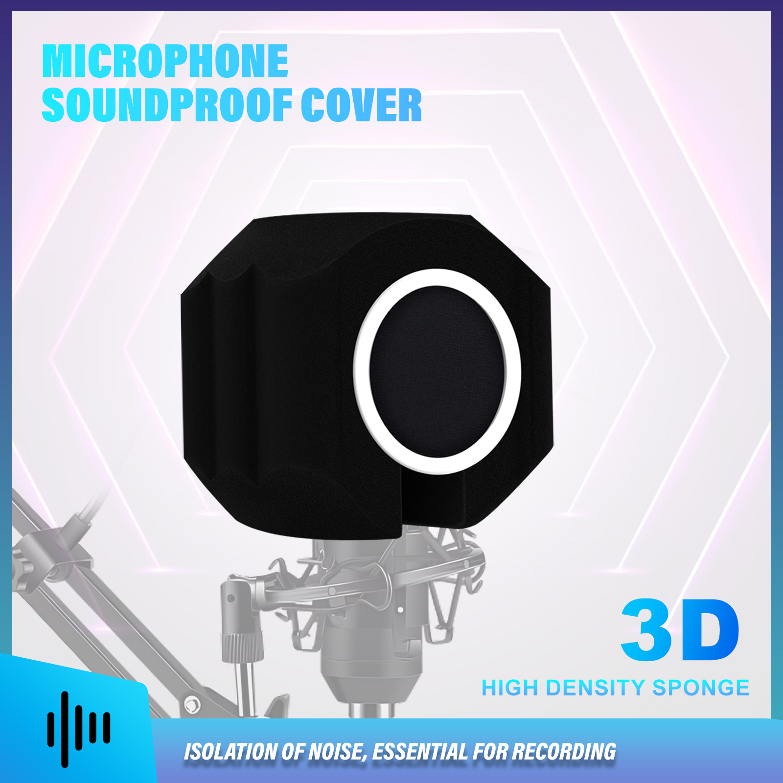 Microphone Capsule - Microphone Wind Shield Pop Filter Isolation
