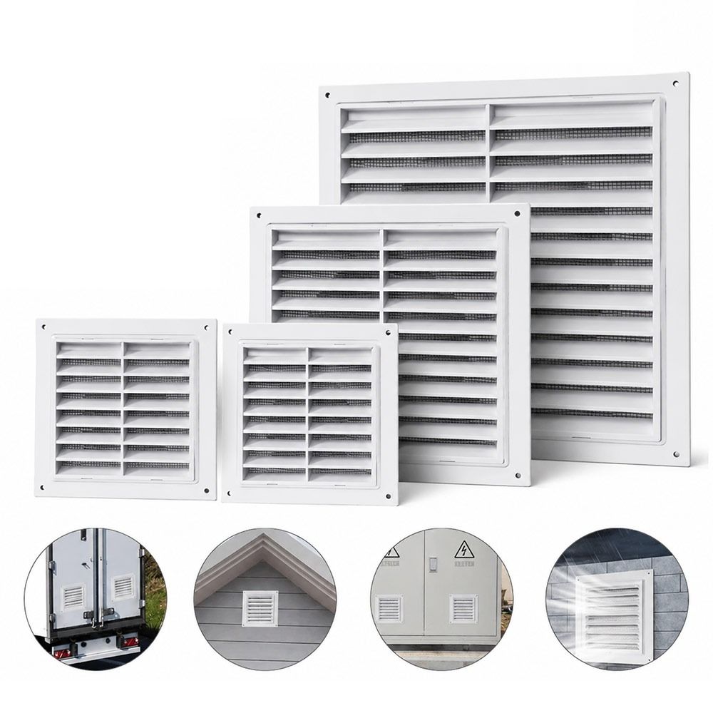 Durable 4/5/6/8In Air Vent Gri - Ventilation Grille Aluminum 评论和价格