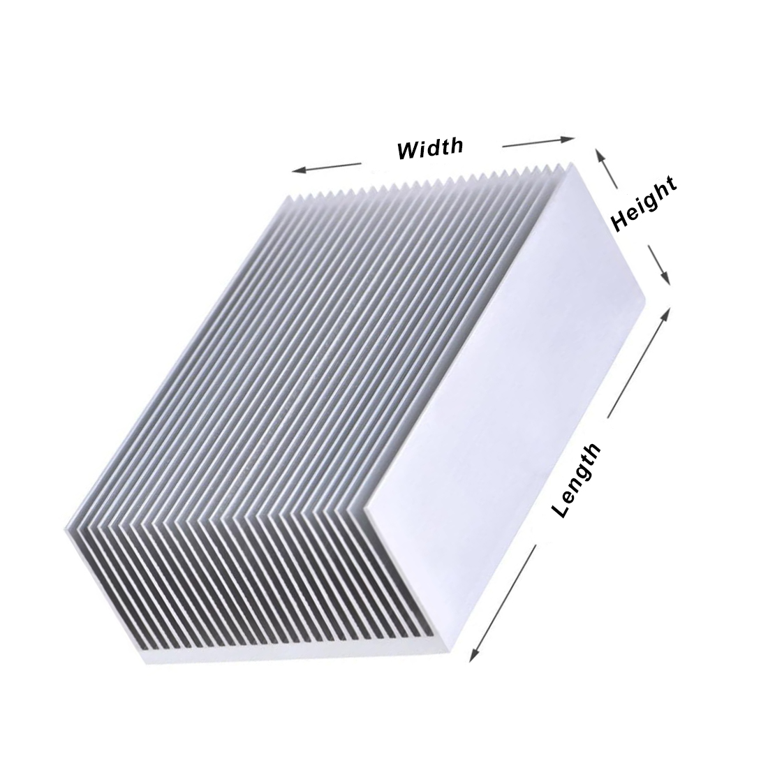 50x60x26mm — 300x60x26mm Extru - Heatsink Aluminum 评论和价格