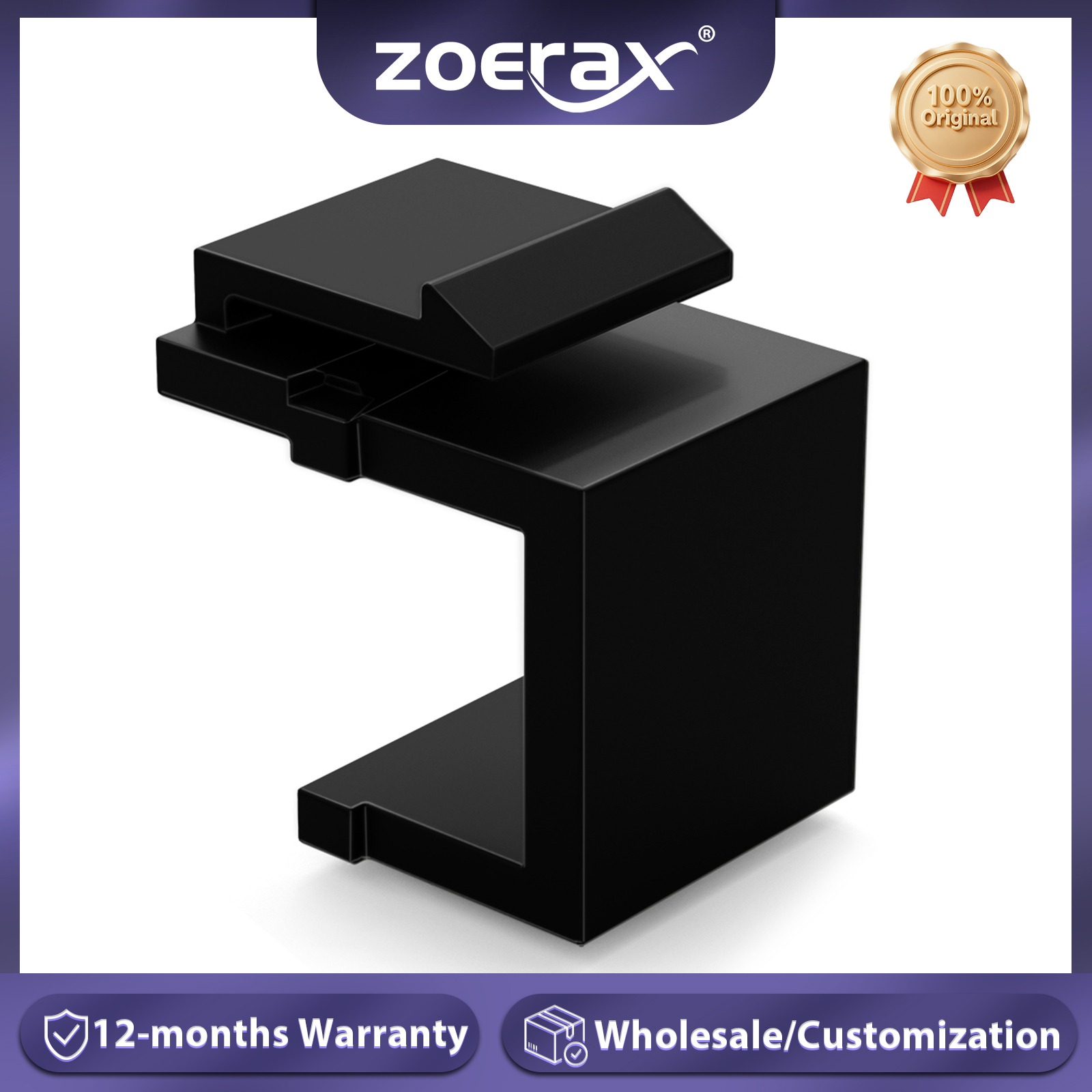 ZoeRax 30-Pack Blank Keystone  - Rj45 Jack 评论和价格