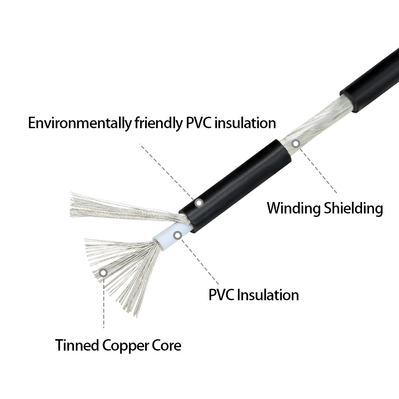 1~10M UL1185 PVC Shielded Wire - Audio Jumper Wire 评论和价格