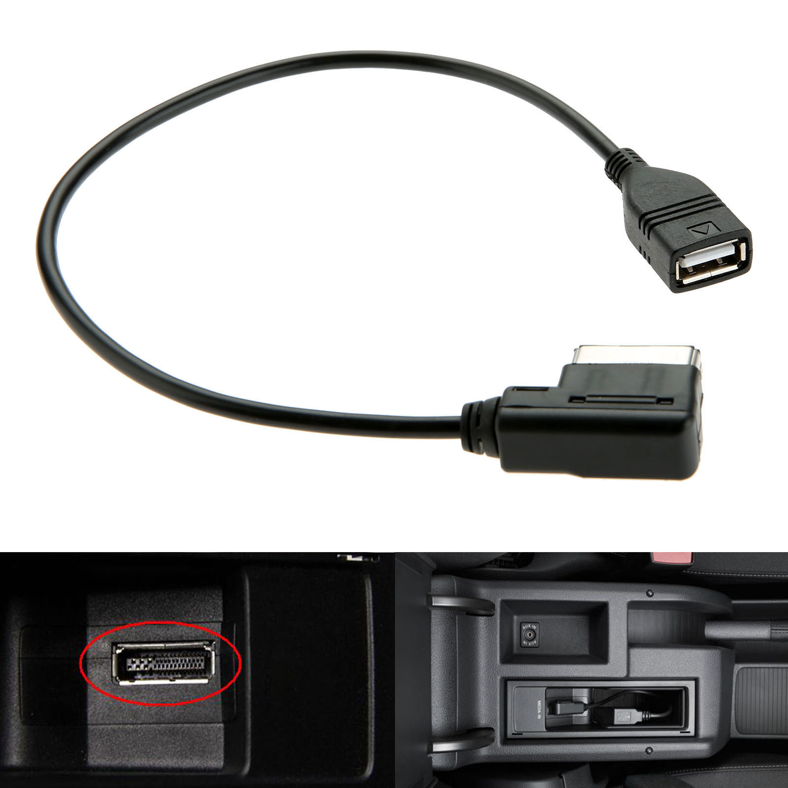 1 PC Media-In AMI MMI MDI AUX  - Mdi Cable 评论和价格