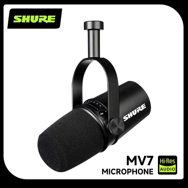 Shure MV7 Hybrid USB/XLR Dynam - Usb Sound Card 评论和价格