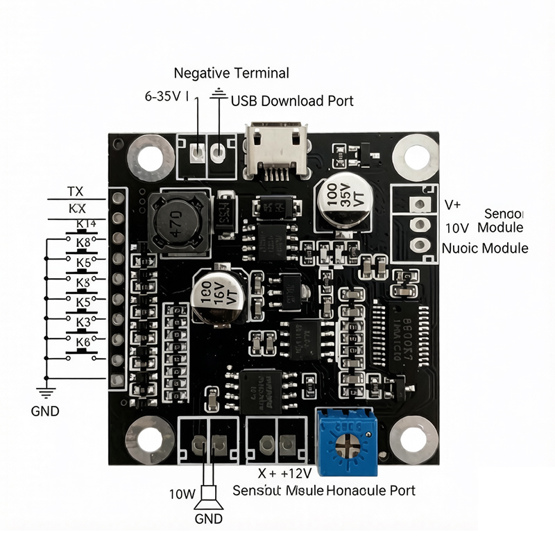 JMR910 Voice Broadcast Module  - Volume Control Board 评论和价格