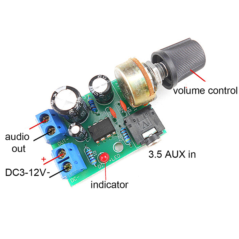 【C】LM386 10W Audio Amplifier B - Volume Control Board 评论和价格