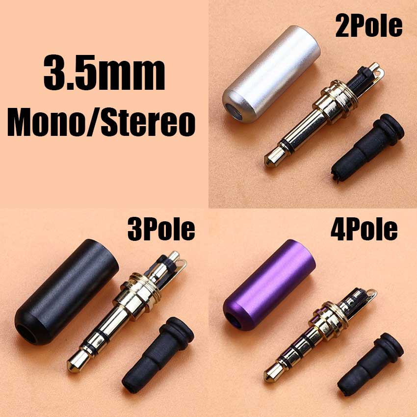 1pcs 3.5mm Mono Stereo Headpho - Audio Jumper Wire 评论和价格