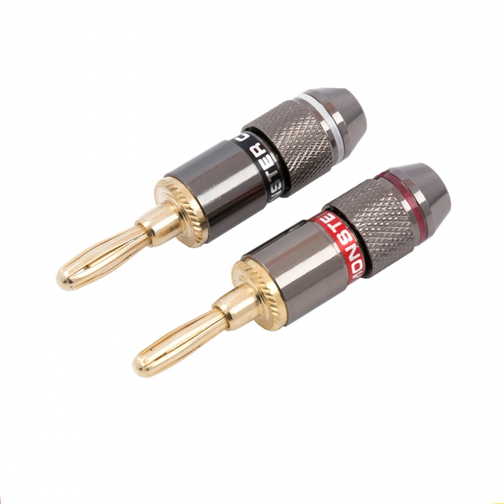 8Pcs 4mm Banana Plug 24K Gold  - Banana Plug 评论和价格