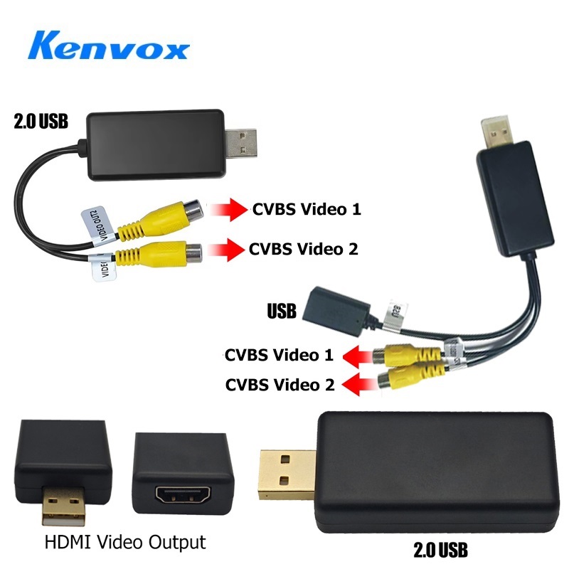 Kenvox Android Usb Video Outpu - Audio Cable Rca 评论和价格