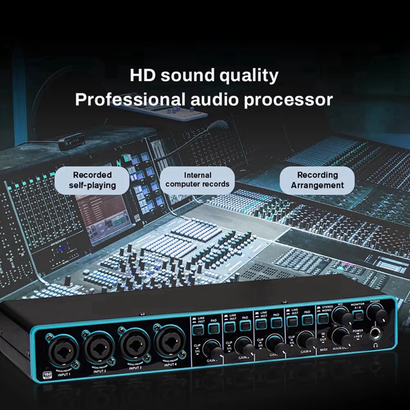 Audio Interface Sound Card Pro - Usb Sound Card 评论和价格