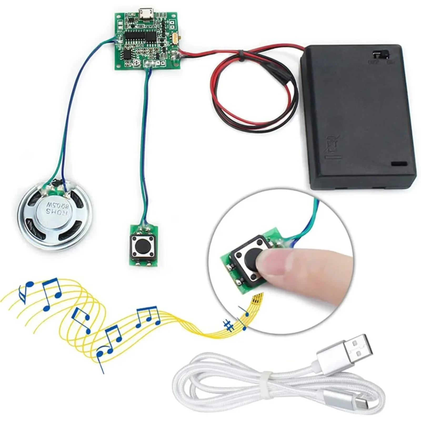 DIYmall Recordable 8M MP3 WAV  - Diy Speaker 评论和价格
