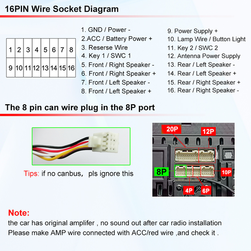 Car Radio Wire Harness Power A - Audio Cable Rca 评论和价格