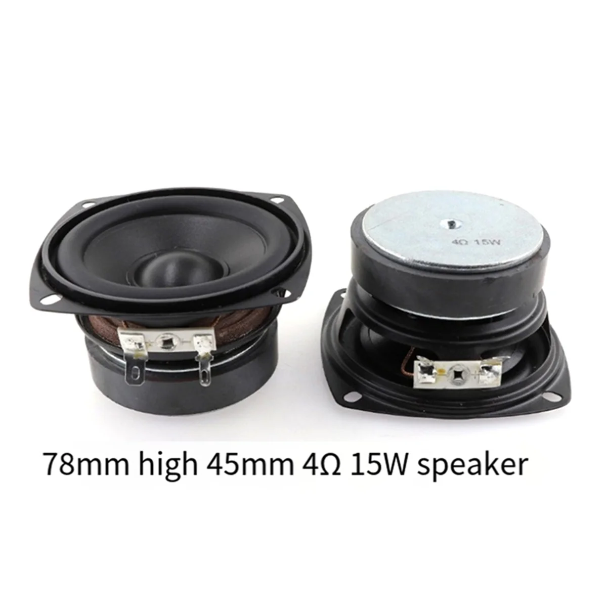 NEW 2pcs 78MM 4Ohm 15W Subwoof - Diy Speaker 评论和价格